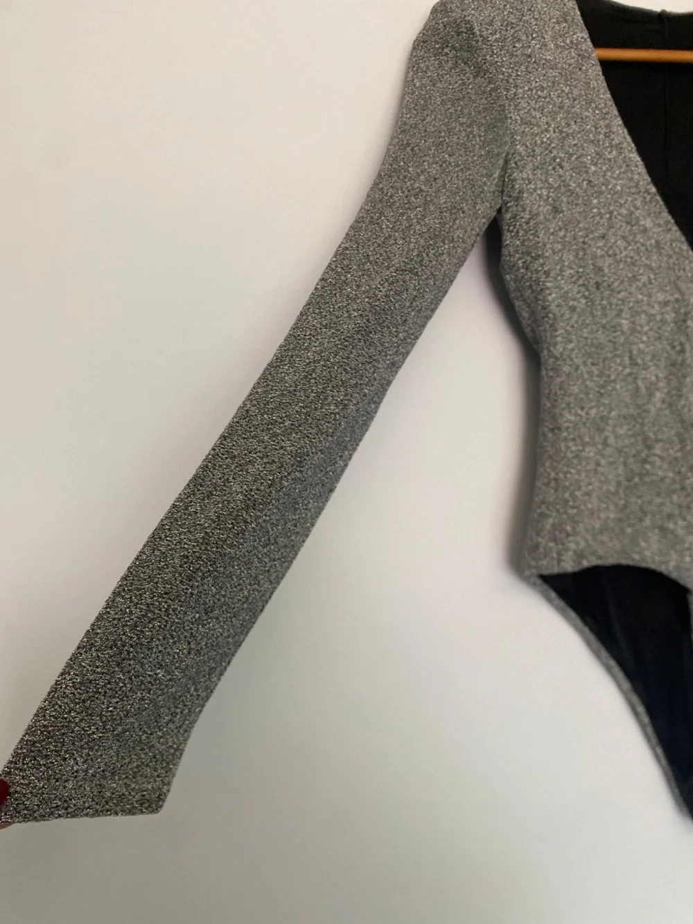 Zara S Metallic Thread Bodysuit